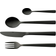 aida Raw Matt Black Cutlery Set 48pcs