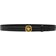 Versace La Medusa Leather Belt - Black/Gold