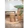 Ib Laursen Sol Rattan Beige/Brown Skammel 45cm