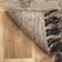 Nuloom Britta Textured Diamond Tassel Black, Beige 72x108"