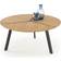 Halmar Luana Golden Oak/Black Sofabord 86cm