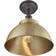 Industville Brooklyn Brass Ceiling Flush Light 13.5cm