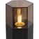 QAZQA Smoke Screen Hexagonal Black Bodenlampe 30cm