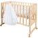 Roba Bedside Crib Safe Asleep 3 in 1 Sternenzauber Co-Sleeper Cot & Bench Including Accessories 19.5x35.4"