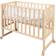 Roba Bedside Crib Safe Asleep 3 in 1 Sternenzauber Co-Sleeper Cot & Bench Including Accessories 19.5x35.4"