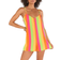 Show Me Your Mumu Rascal Romper - Neon Vacay Stripe