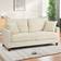 17 Stories Corduroy Beige Sofa 452.1cm 2 Seater