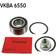 SKF VKBA 6550 Pyöränlaakerit Opel