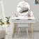 Alivio Hollywood with Stool Grey Dressing Table 41x81cm 2pcs