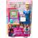 Barbie Teacher Playset with Blonde Doll Small Doll & Accessories Like Flip Board Desk & More HCN19