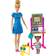 Barbie Teacher Playset with Blonde Doll Small Doll & Accessories Like Flip Board Desk & More HCN19