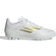 Adidas Junior F50 League FG/MG - Cloud White/Gold Metallic/C loud White