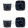 Marimekko Piirto Unikko Taza 20cl 4pcs