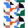 Marimekko Tasapaino Fabrics Green, Blue, Orange (88x145cm)