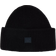 Acne Studios Pansy Brand Patch Beanie Hat - Black