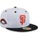 New Era Men's San Francisco Giants White Throwback Mesh 59FIFTY Fitted Hat