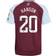 Adidas Aston Villa WSL Home Shirt 2024-25 with Hanson 20 Printing