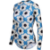 Regatta Orla Kiely Long Sleeve Swimsuit - Blue Sixties Daisy