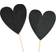 A Lot Decoration Blackboard stick heart Dekoration