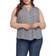 NYDJ Sleeveless Pintuck Blouse Plus Size - Lana Flower