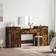 vidaXL 3276529 Smoked Oak Sminkbord 39x56.5cm 4st