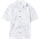 Reiss Cotton Jersey Embroidered Shirt - White/Air Force Blue