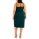 Emerald Sundae Draped Midi Dress Plus Size - Hunter