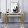 Homary Modern White/Gold Console Table 15.7x47.2"