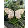 A Lot Decoration Butterfly Golden Pale Beige Dekoration