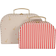 OYOY Mini Suitcase Giraffe & Stripe Set of 2