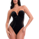 Curvy Kate Scantilly Icon Plunge Strapless Multiway Padded Body - Black