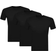 HUGO BOSS Classic Logo Embroidered T-shirts 3-pack - Black