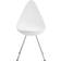 Fritz Hansen 3110 The Drop White/Chrome Plated Steel Köksstol 88.5cm