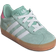 adidas Infant Gazelle Comfort Closure Elastic Laces - Hazy Green/Cloud White/Bliss Pink