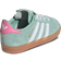 adidas Infant Gazelle Comfort Closure Elastic Laces - Hazy Green/Cloud White/Bliss Pink