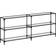 vidaXL 846034 Transparent/Black Avlastningsbord 30x194.5cm