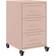 vidaXL 846729 Pink Bedside Table 39x36cm