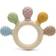 Shein 1 Piece Baby Teething Ice Rings, Colored, Safe and Soft Silicone Rings, Soothing Sensory Teething Ice Rings for Babies 0-3 Years, Teething Ice Ring Set for Toddlers and Infants