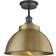 Industville Brooklyn Brass Ceiling Flush Light 13.5cm