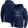 Fanatics Dallas Cowboys Logo Team Lockup Fitted Pullover Hoodie