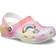 Crocs Classic Ombre Charm Clog Kids' Girl's White/Multicolor Toddler Sandals Slip-Ons