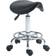 Homcom Rolling Salon Black Saddle Chair 66cm