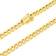 Nuragold Miami Cuban Link Chain Pendant Necklace 6.5mm - Gold