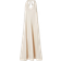 Selected Halter Neck Maxi Dress - Sandshell