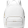 Michael Kors Bex Medium Pebbled Leather Backpack - Optic White