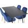 Venture Design Polar Blue Køkkenstol 86cm