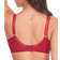 Pour Moi Sofia Lace Embroidered Side Support Bra - Red