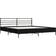 vidaXL Engineered Wood /Metal Sengeramme 180x200cm