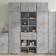 vidaXL 3281465 Concrete Grey Opbevaringsskab 70x185cm