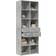 vidaXL 3281465 Concrete Grey Förvaringsskåp 70x185cm